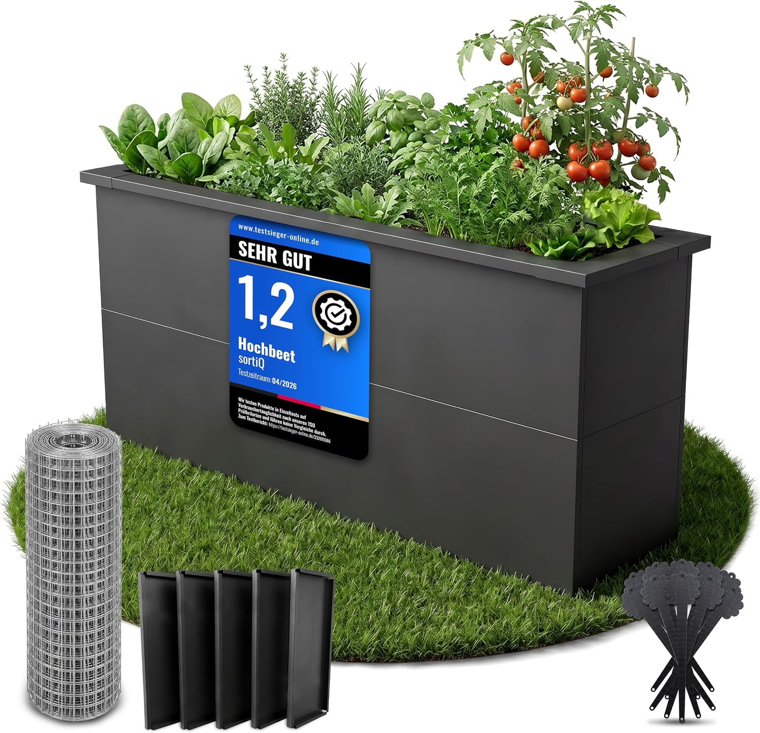 Hochbeet-Set | Inkl. 10 Pflanzsticks - SortIQ