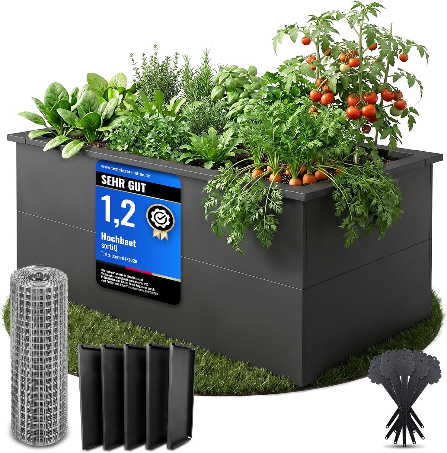 Hochbeet-Set | Inkl. 10 Pflanzsticks - SortIQ