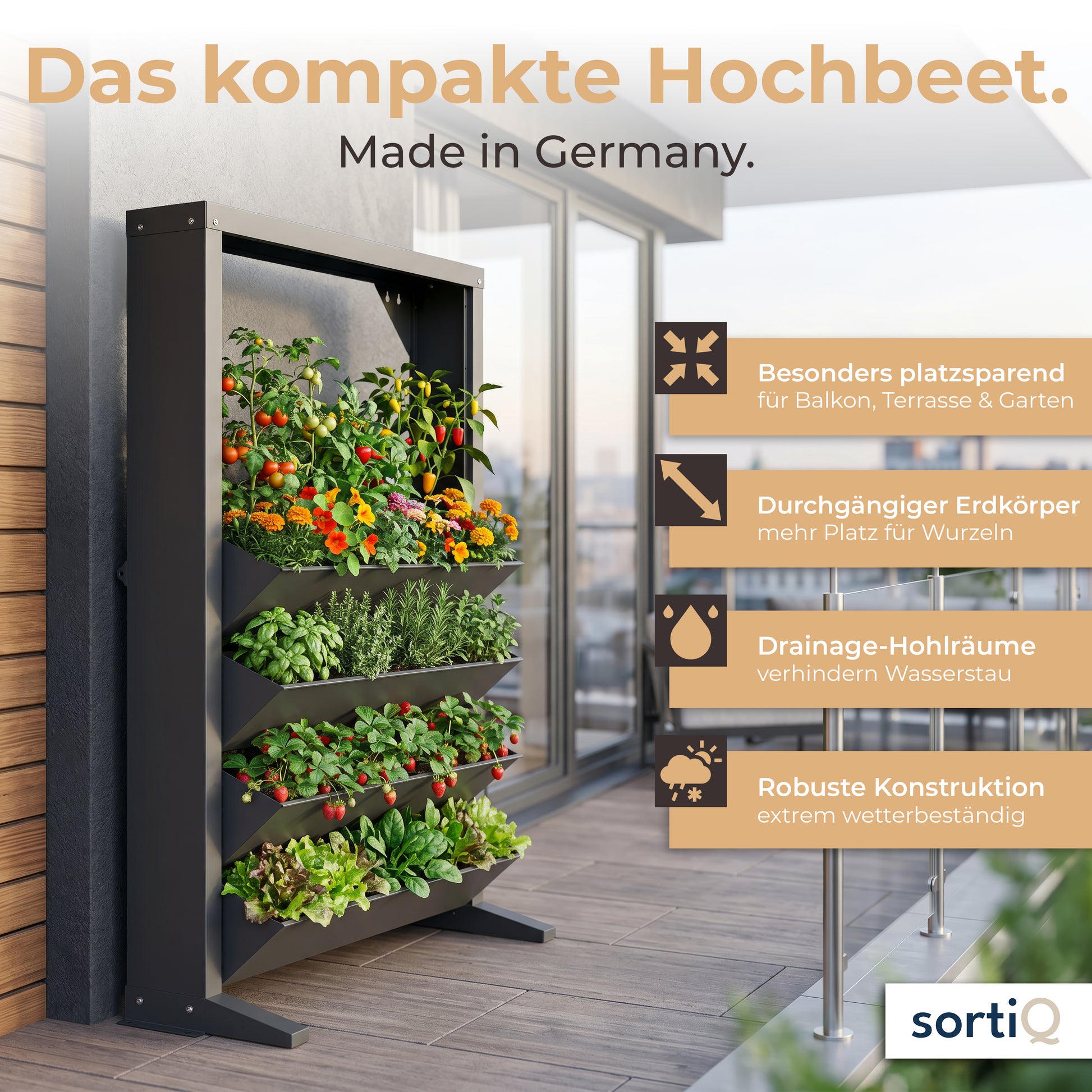 Vertikales Hochbeet